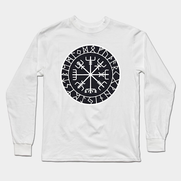 Talisman protection vegvisir Long Sleeve T-Shirt by Lapicorn Design